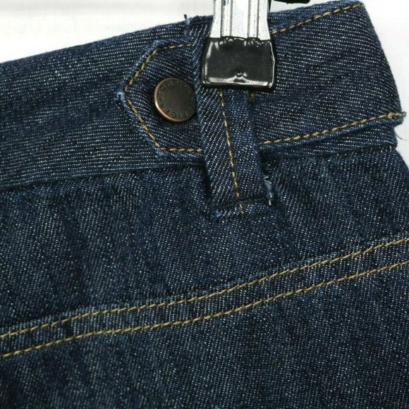 Tommy Hilfiger Linen Jean Shorts Cuffed Dark 12 - Picture 6 of 11